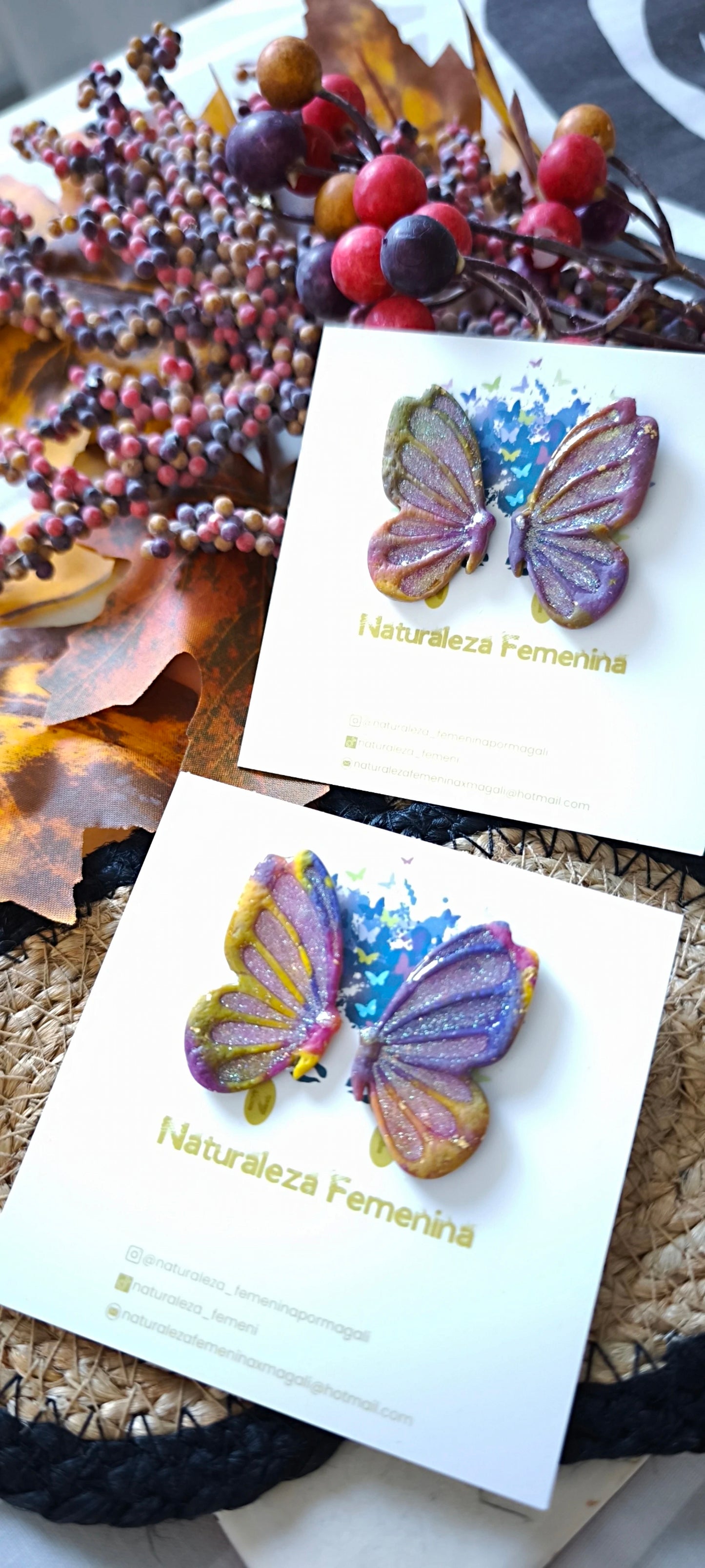 Modelo Mariposa Otoñal Colección Otoño 2025
