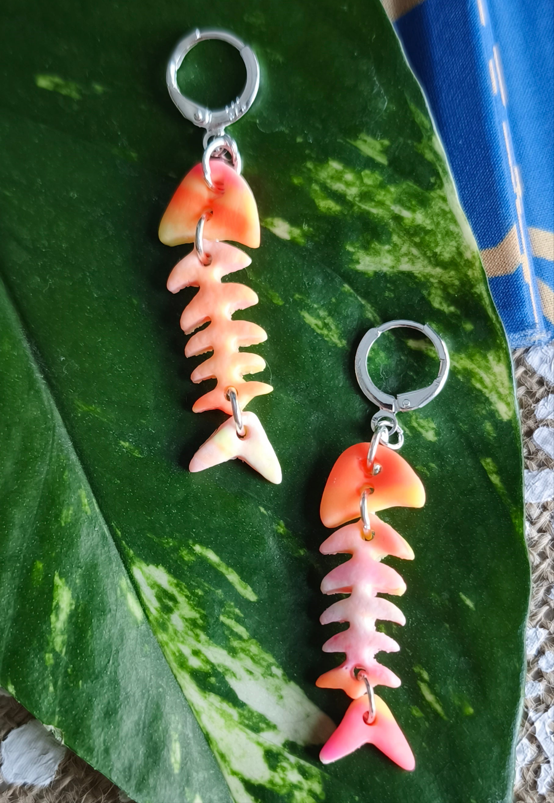 Pendientes Modelo Espina de la Colección Marina