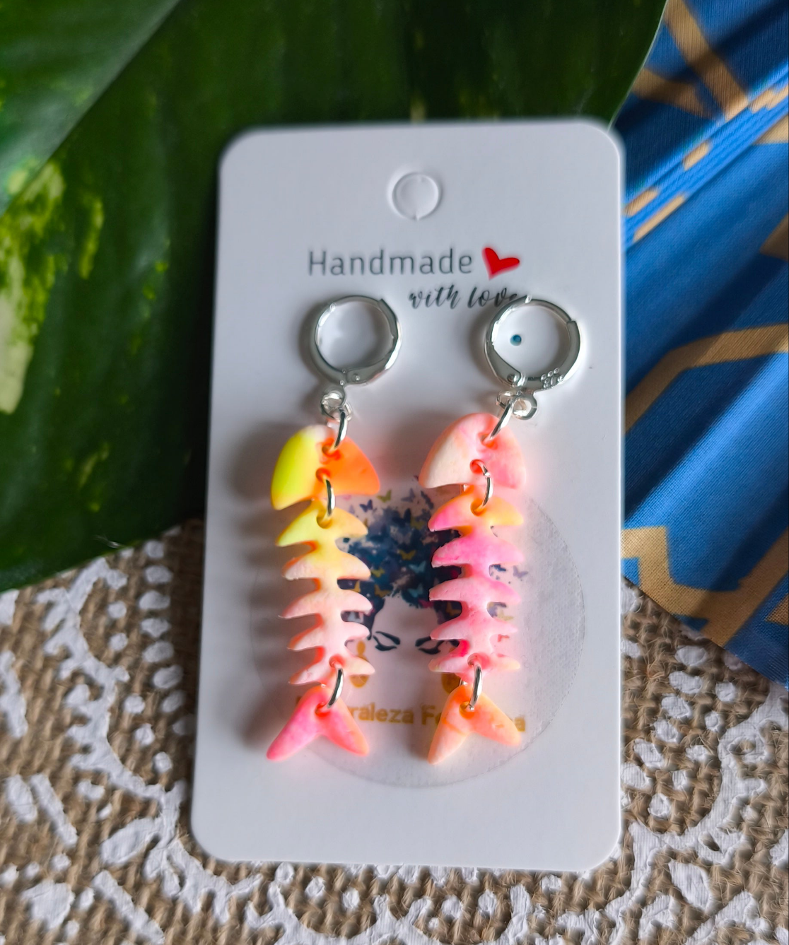 Pendientes Modelo Espina de la Colección Marina