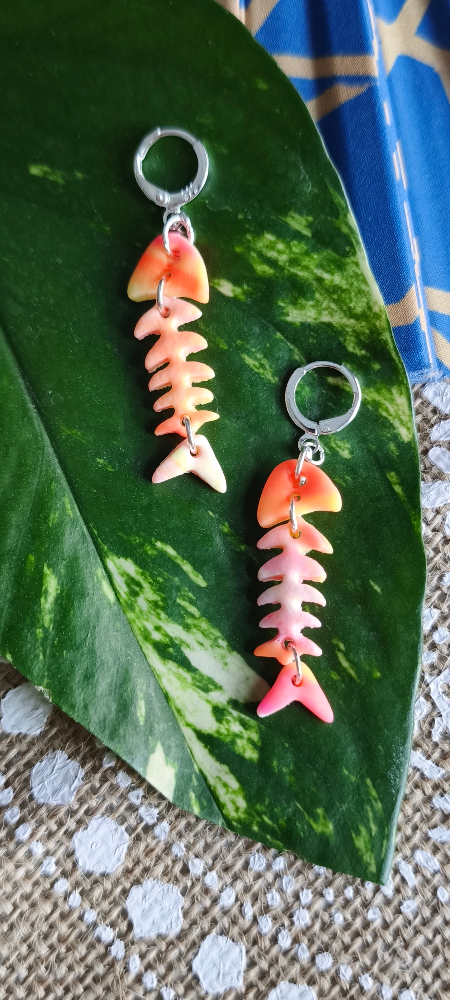 Pendientes Modelo Espina de la Colección Marina